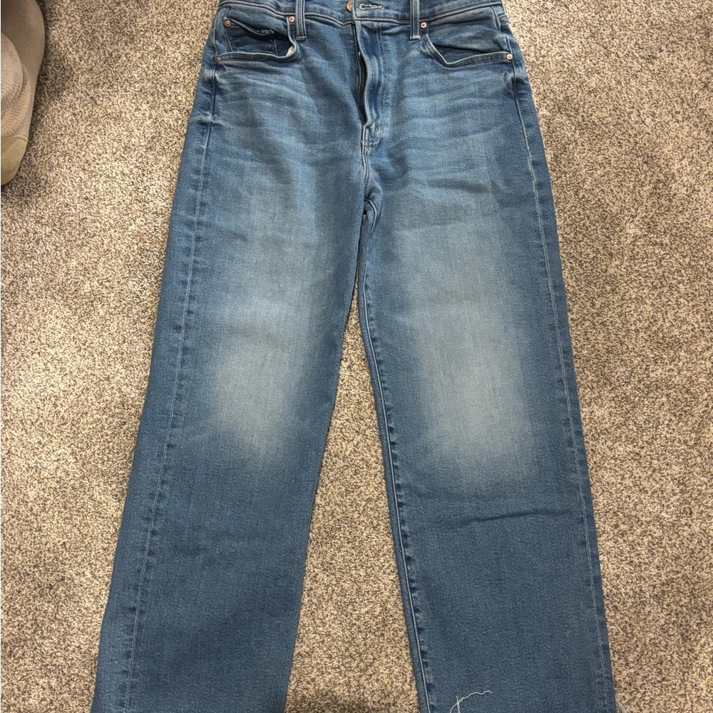 MOTHER Light Blue Denim Jeans